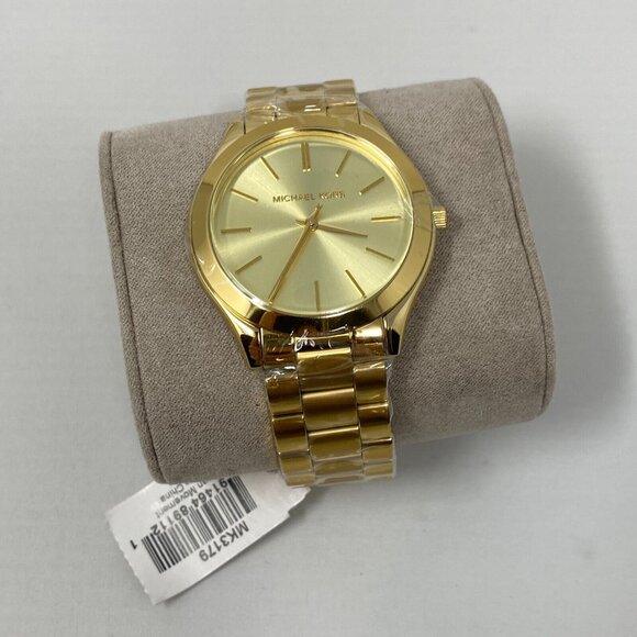 Michael Kors Gold Watch MK3179 New - Picture 3 of 5
